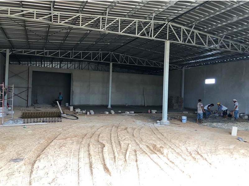 Construcción de bodega México