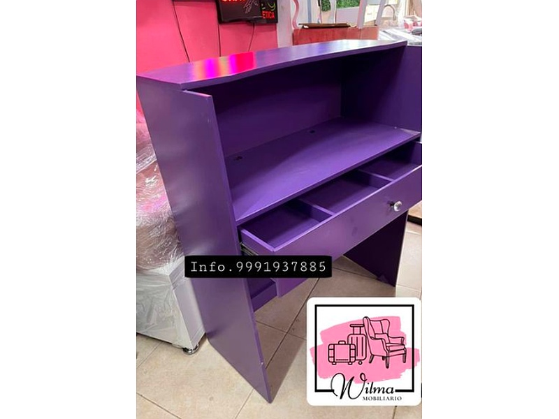 Mueble Recepción Morado México