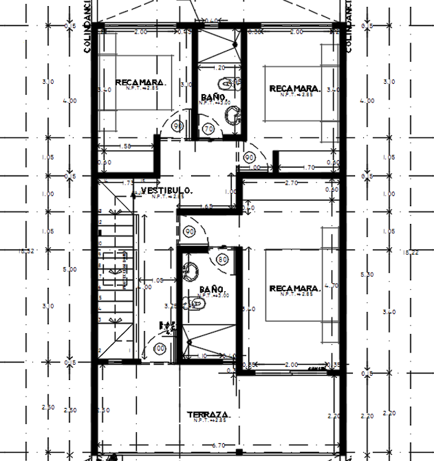 Planos Arquitectónicos de Viviendas Mexico