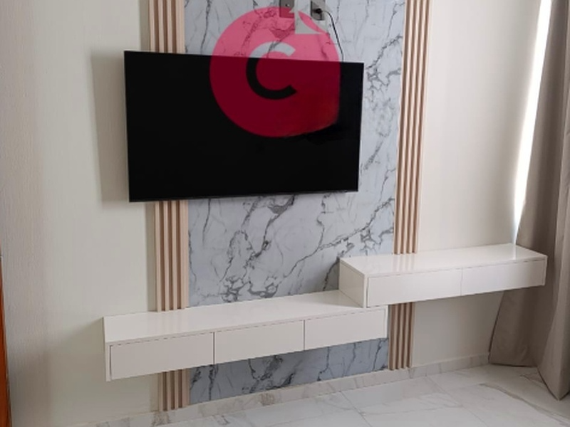 Mueble para TV flotante color blanco México