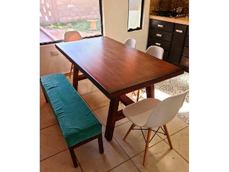 Mesa Madera de Pino Color Ciprés México