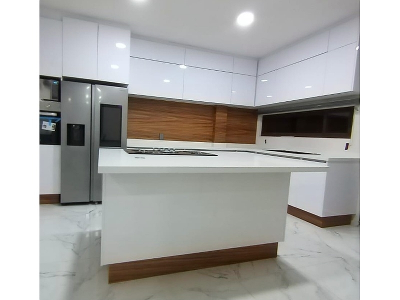 cocina con isla Toluca Carpintería JIREH