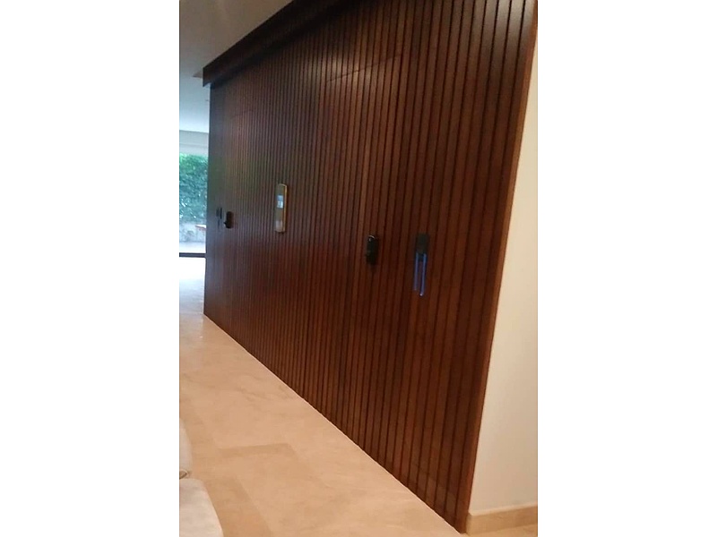 Madera para pared color café Mexico
