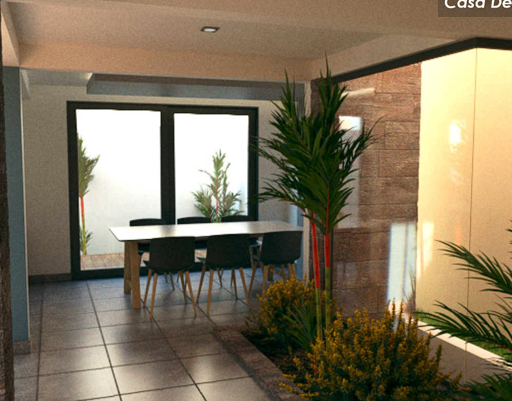 Diseño de Interiores en Sala Contemporánea México