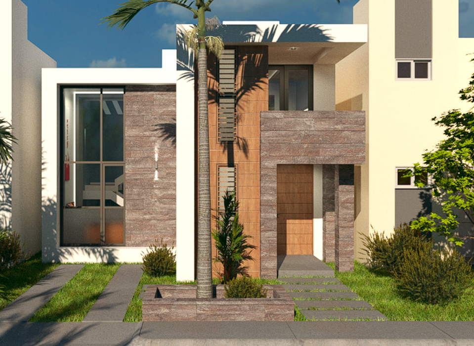 Arquitectos Fachada Residencial Modernista México
