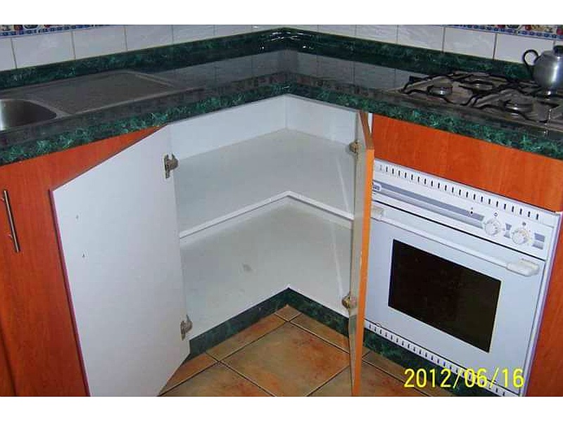 mueble bajo esquinero de cocina México Muebles Edison