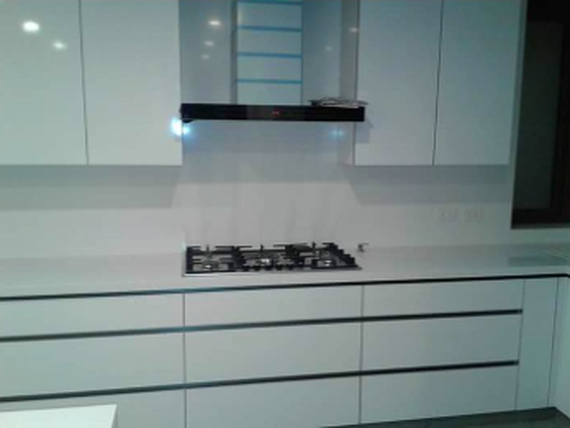 mueble de cocina color blanco mate México Muebles Edison