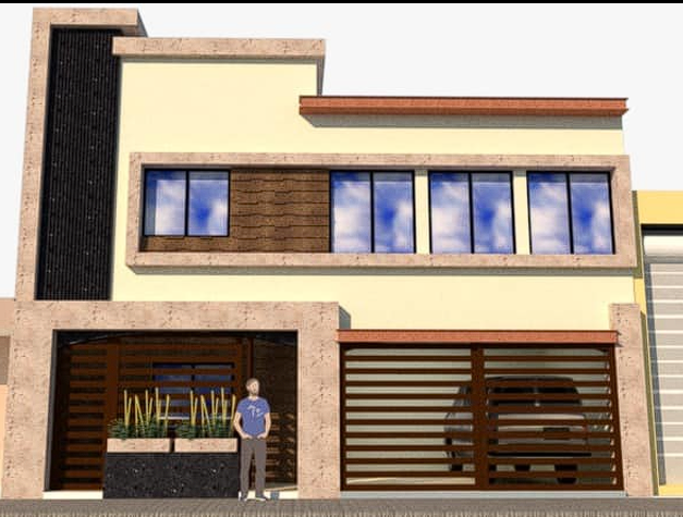 Cálculo estructural Diseño de Fachada en Render 3D México