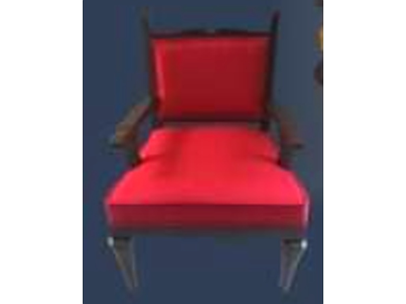 RESTAURACION DE SILLA COLOR ROJO MEXICO