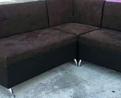 Sillón Esquinero con Acabado en Terciopelo Mexico