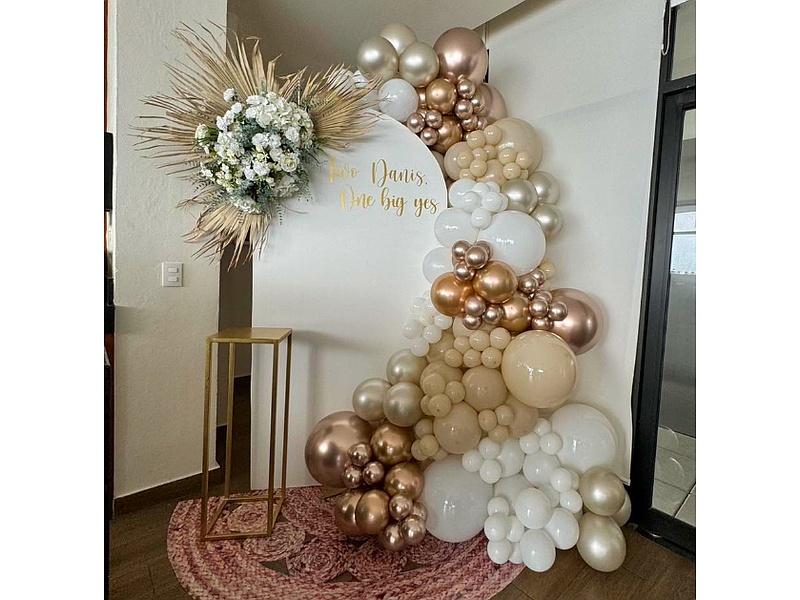 Diseño de globos Matrimonio México