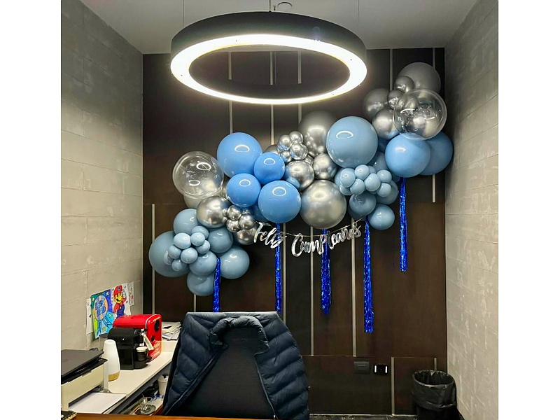 Decoración de globos Cumpleaños México