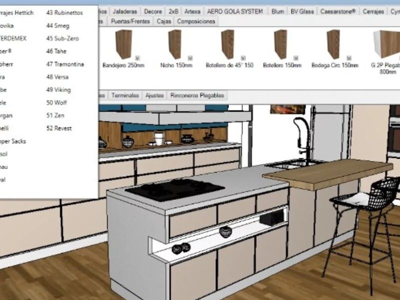 Software para diseño de muebles en Jalisco