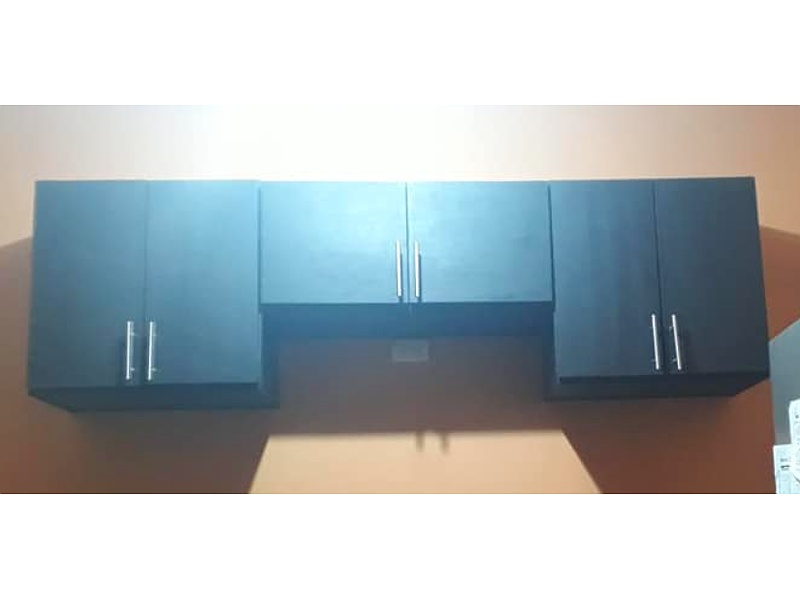 Mueble flotante negro de cocina Mexico