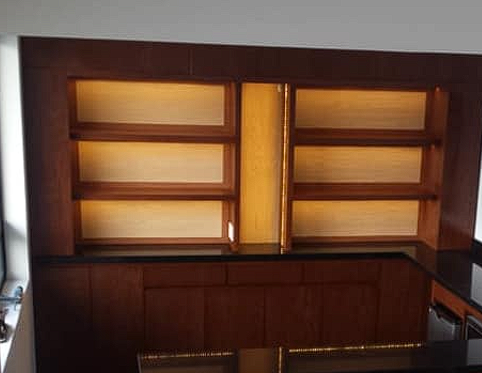Librero de Madera con Acabados Fino Mexico