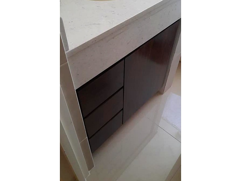 Mueble color negro para lavamanos Mexico