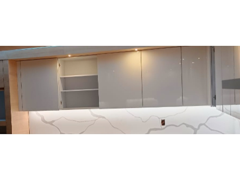 CAJONES ALTO BLANCO DE MADERA PARA COCINA MEXICO