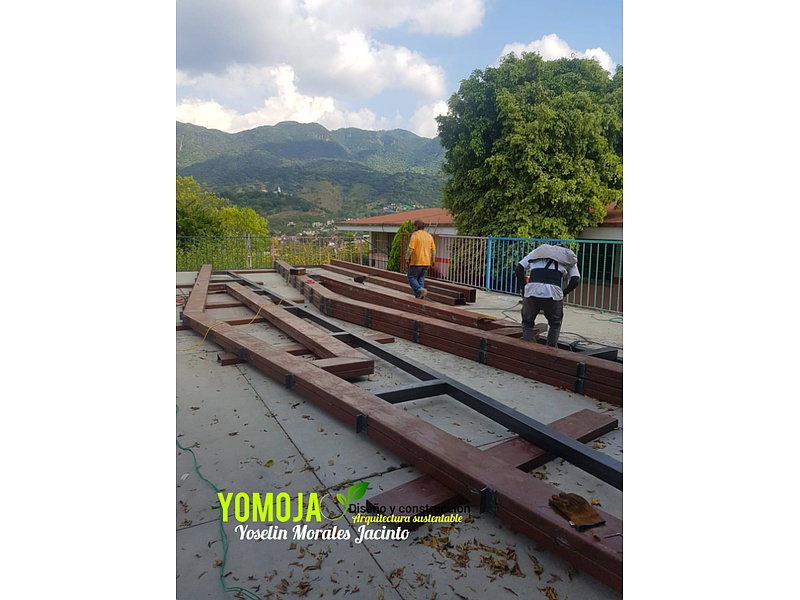 Construcción de techumbre México