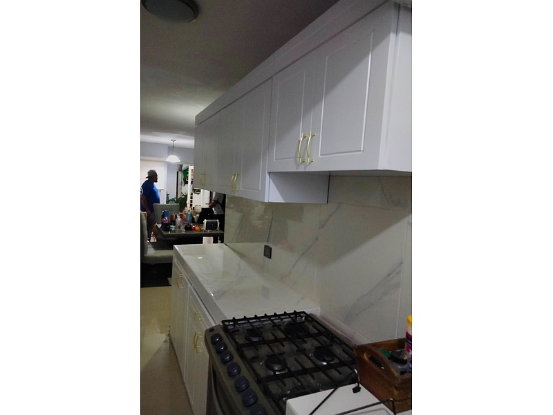 Muebles color blanco para cocina Mexico