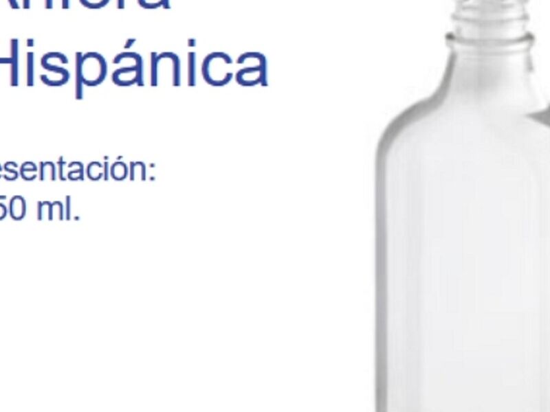 Botella de media de trago