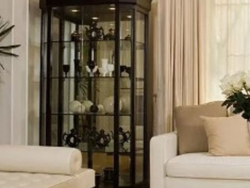 Mueble vitrina para la sala en Toluca 