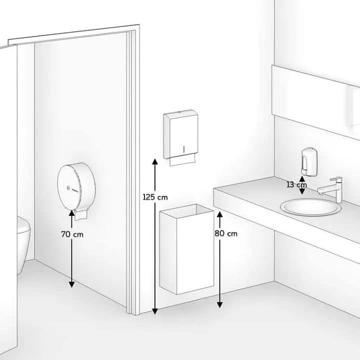 Plano Dimensiones de un Baño México