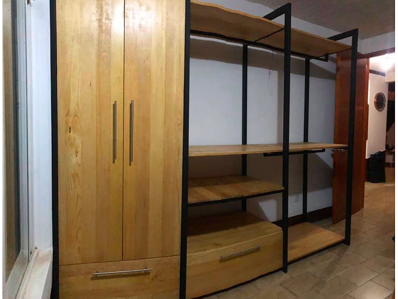 Closet a medida en madera México