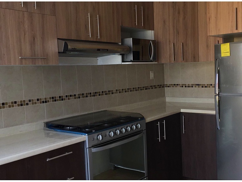 Cocina en L en melamina México