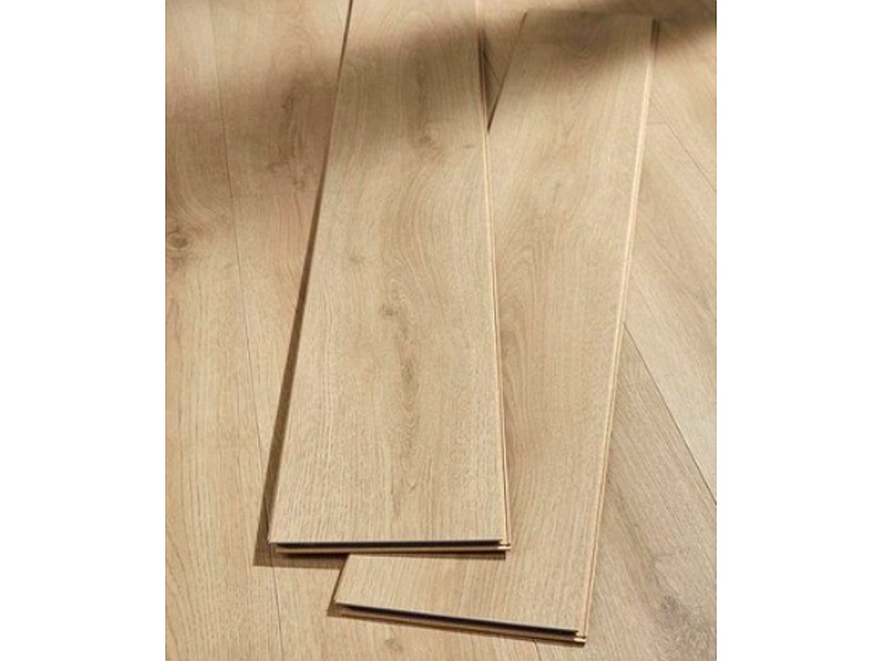 Piso laminado tipo madera beige Mexico