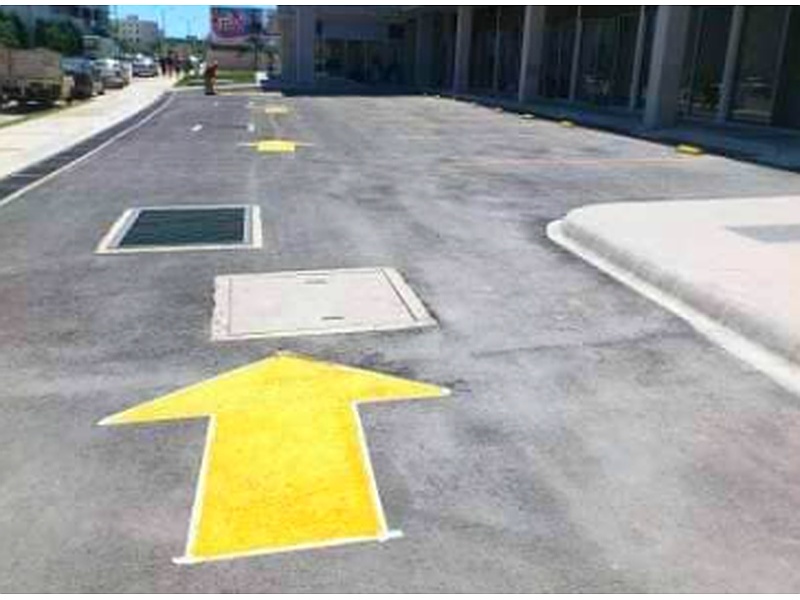 Señalización en estacionamiento México