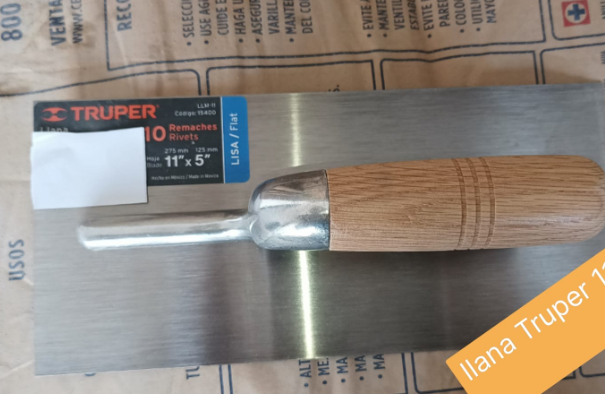 Llana Truper para acabados México