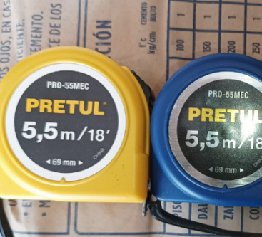 Cinta métrica Pretul 5.5 m México