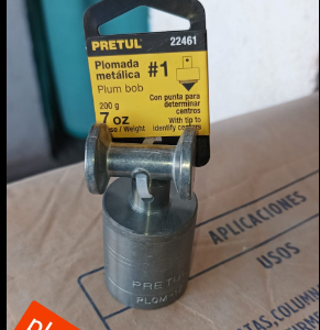 Plomada metálica Pretul #1 México