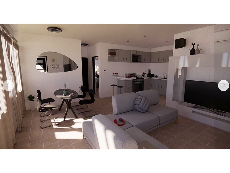 Diseño interior para sala de estar México