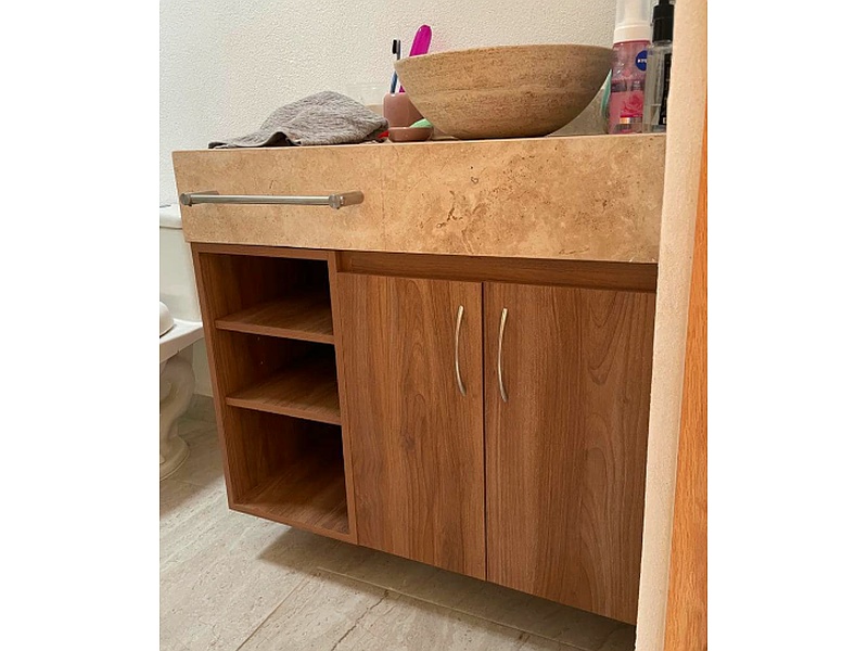 Mueble Lavabo Espacios Madera Sinaloa RSR muebles integrales modernos