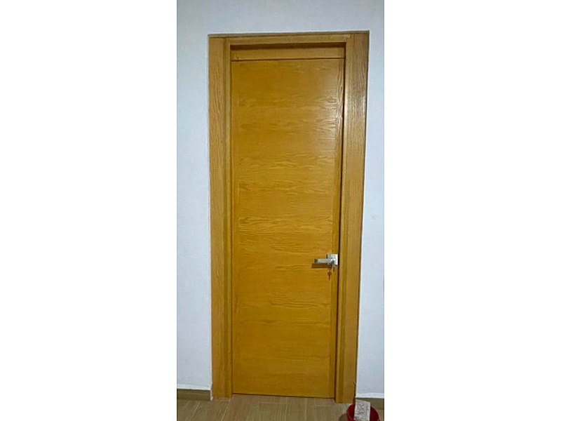 Puerta Madera Simple Clásica Sinaloa RSR muebles integrales modernos