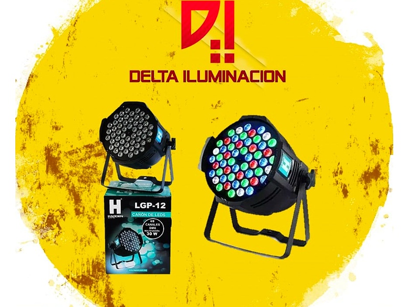 Cañon 54 Led Rgbw 30w  México Delta Iluminación S.L.P