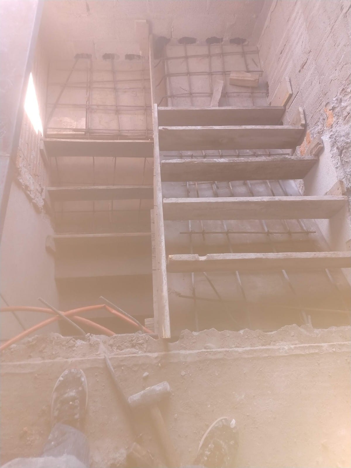 Construcción de Gradas para Casa México