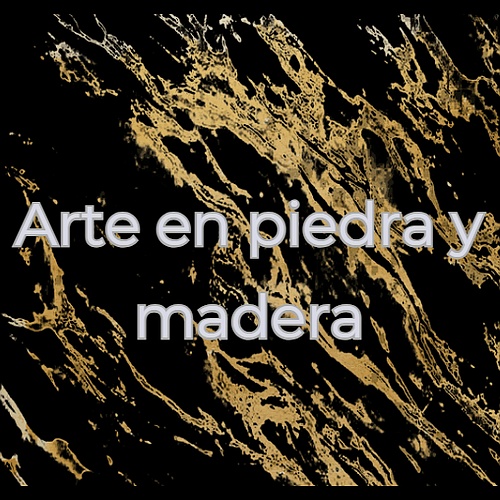 Arte en piedra y madera