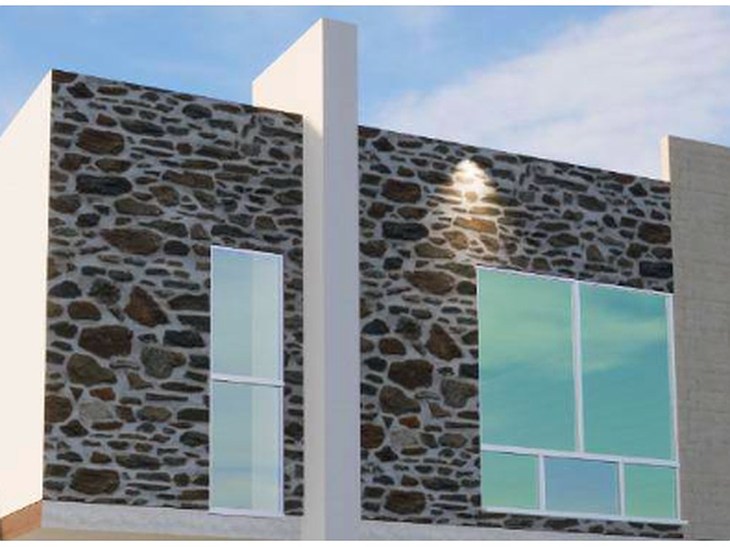 Granito Black Stone Pave PVC para pared MEXICO