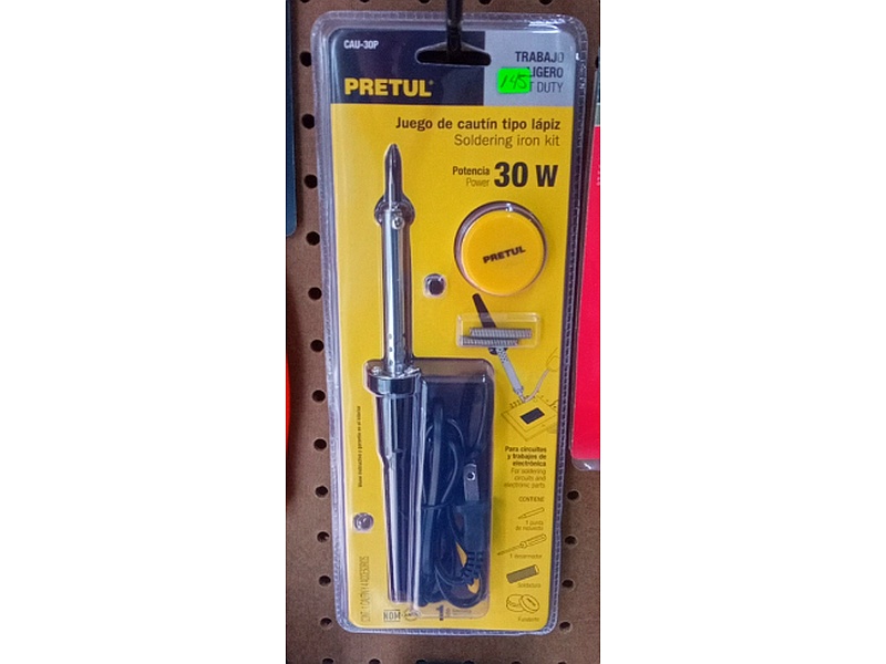 Cautín Tipo Lapiz Marca Pretul México
