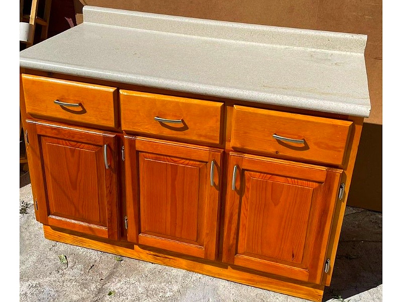 mueble bajo de cocina Saltillo Carpinteria "El Rústico"