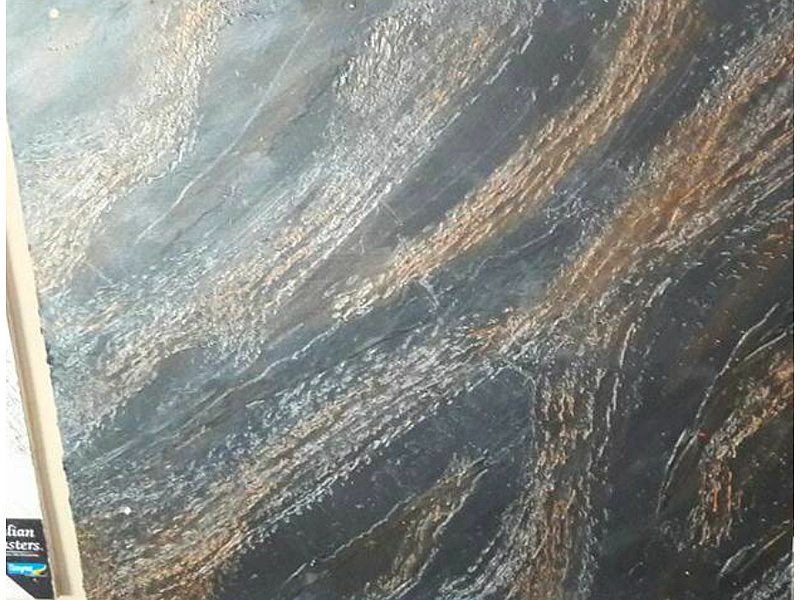 Ceramica negra con lineas cafés Mexico