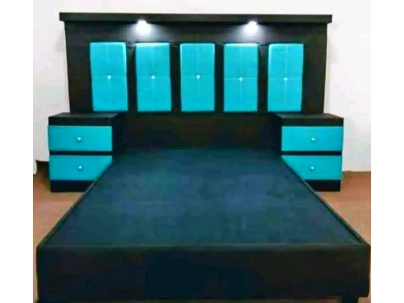 Cama celeste con negro Mexico