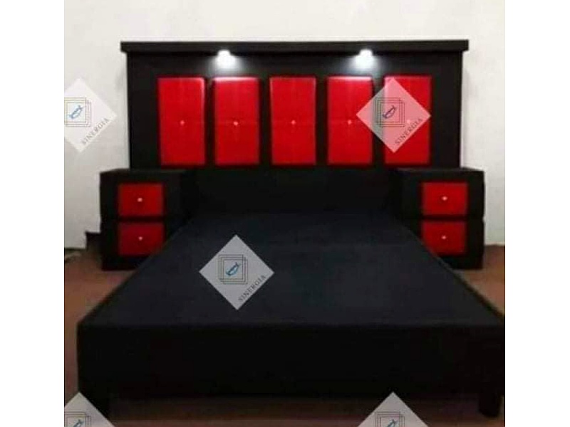 Cama negro con rojo Mexico