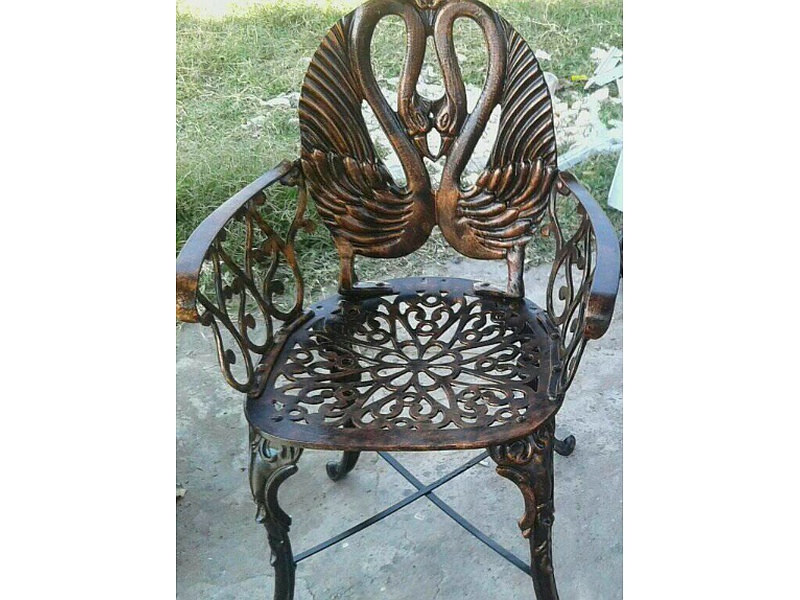 Silla Simple Exterior Metal Ags Muebleria los tres reyes