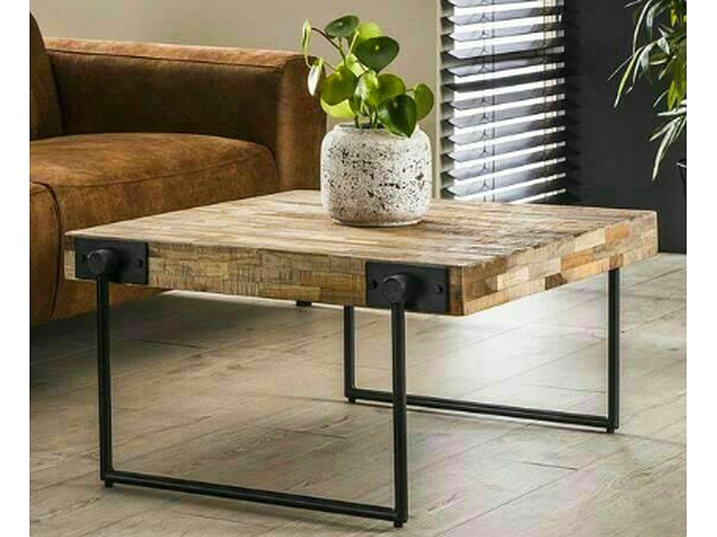 Mesa Centro Sala Vintage madera AGS Muebleria los tres reyes
