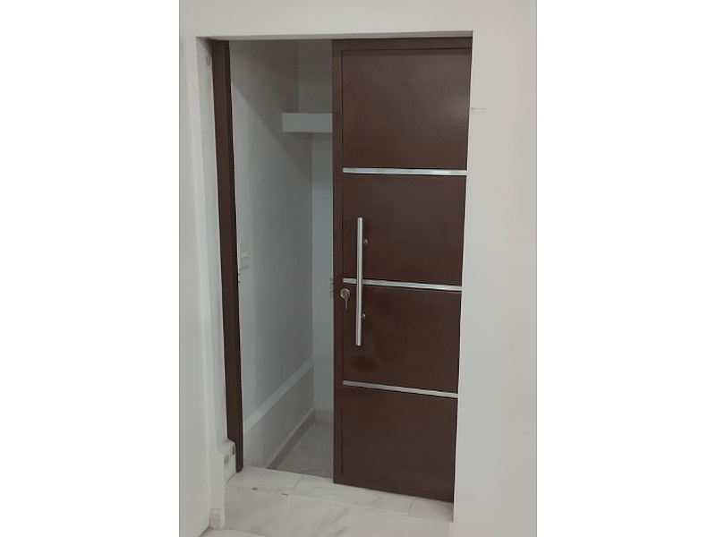 Puerta Corrediza Acero Marrón NL JECAM aluminio arquitectonico