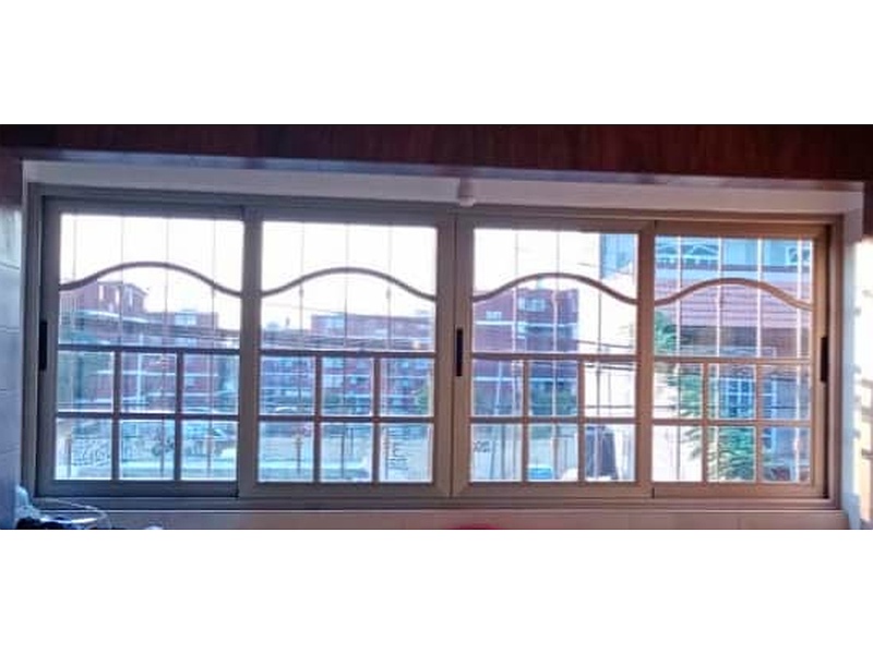 Ventana Vidrio Corrediza Marco Aluminio 2 Secciones Guerrero MABER Aluminio
