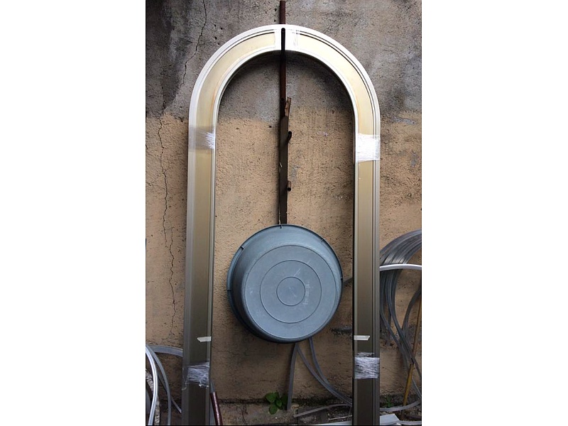 Estructura Aluminio Semicircular Espejo Guerrero MABER Aluminio